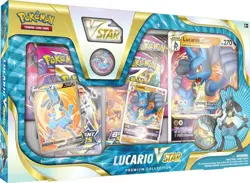 Pokemon TCG Lucario VSTAR Premium Collection - SEALED- Minor Box Dent(Top Right) 820650851247 - Image 4
