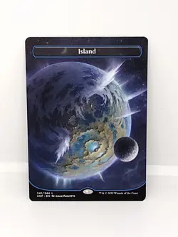 Unfinity Planetary Full Art Borderless Land Set Magic 5 Cards FREE SHIPPING - Image 2