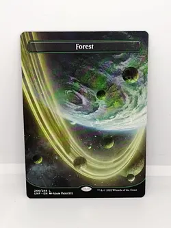 Unfinity Planetary Full Art Borderless Land Set Magic 5 Cards FREE SHIPPING - Image 3