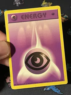 Pokemon Cards Psychic Energy 101/102 1st Edition Base Set SHADOWLESS WOTC - (LP) - Image 2
