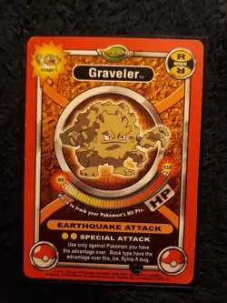 Graveler Battle stadium ThinkChip Pokemon Card. - Image 1