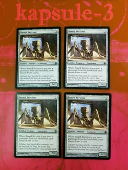 4x Runed Servitor | Rise of the Eldrazi | MTG Magic The Gathering Cards - Image 1