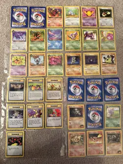 Pokemon Vintage Card Lot Hundreds Of Cards Rare Holo Uncommon Common - Image 1