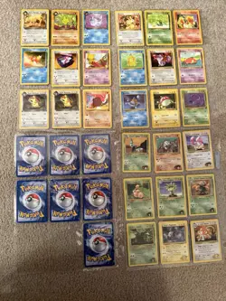 Pokemon Vintage Card Lot Hundreds Of Cards Rare Holo Uncommon Common - Image 2