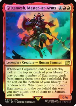 Gilgamesh, Master-at-Arms Foil Final Fantasy MTG NM - Image 1