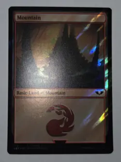 MTG Mountain Warhammer 40K 315 Surge Foil Land - Image 2