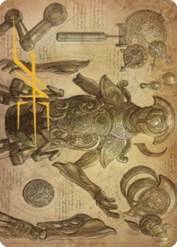 Foundry Inspector Art Card - Gold-Stamped Signature~59/81~NM~Art Series: The Bro - Image 1