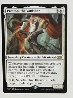 1x Preston, the Vanisher - Jumpstart 2022 NM-Mint - MTG - Image 2