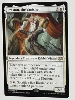 1x Preston, the Vanisher - Jumpstart 2022 NM-Mint - MTG - Image 3