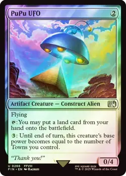 PuPu UFO Foil Final Fantasy MTG NM - Image 1