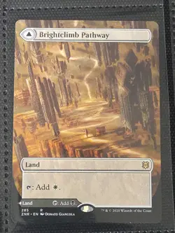 Brightclimb / Grimclimb Pathway (Borderless) X1 ZNR MTG Zendikar Rising - Image 1