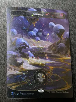 2022 MTG Unfinity Galaxy Foil Lot x 5 - Mountain Plains Swamp Forest Island NM9+ - Image 2