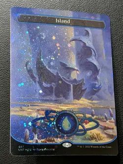 2022 MTG Unfinity Galaxy Foil Lot x 5 - Mountain Plains Swamp Forest Island NM9+ - Image 4