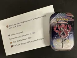 Pokemon Paldean Fates Mini Tin [Flamigo] Brand New, Factory Sealed - Image 2