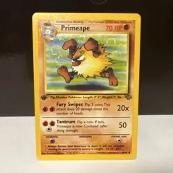 Pokemon Primeape Jungle 43/64 1st Edition - Image 1