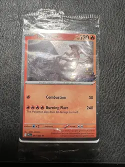 Reshiram 017/094 - Pokemon TCG: Phantasmal Flames - SEALED Stamped Promo - Image 1