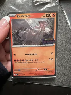 Reshiram 017/094 - Pokemon TCG: Phantasmal Flames - SEALED Stamped Promo - Image 2