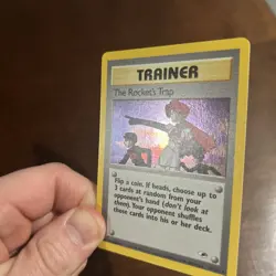2000 Pokemon Gym Heroes The Rocket's Trap Holo #19/132 - Image 5