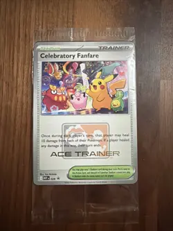 SEALED Pokemon Celebratory Fanfare Ace Trainer Promo 2025 English - Image 5