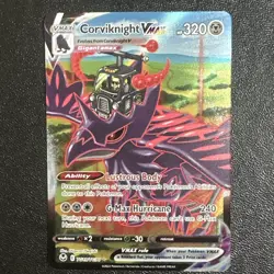 Corviknight VMAX TG19/TG30 Holo Silver Tempest Trainer Gallery Pokemon NM - Image 1