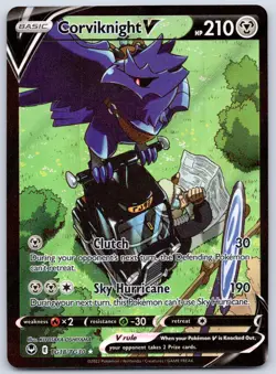 Corviknight V TG18/TG30 (NM) - Silver Tempest Trainer Gallery - Pokemon TCG - Image 1