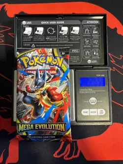 22.55g HEAVY - Pokemon TCG Mega Evolution Booster Pack Sealed / Semi GoDU - Image 1