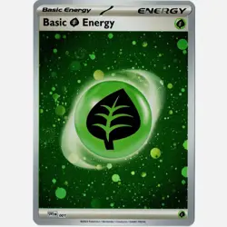 HD COSMOS HOLO Basic Grass Energy SVE 001 - Pokemon 151 - Image 1