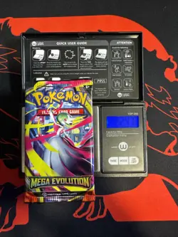 22.47g HEAVY - Pokemon TCG Mega Evolution Booster Pack Sealed / Semi GoDU - Image 1