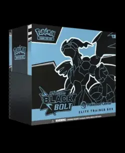 Black Bolt Pokemon Center Elite Trainer Box Brand New *SEALED* - Image 1