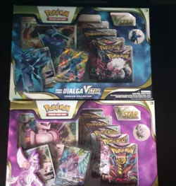 Pokemon Origin Forme Dialga & Palkia VStar Premium Collection Boxes - Image 1