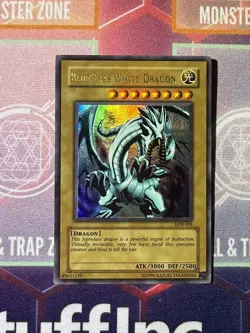 🔥 YUGIOH Blue-Eyes White Dragon LOB-001 Unlimited ULTRA RARE ORIGINAL NM #2 - Image 1