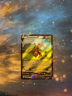 Pokemon TCG Kricketune V TG12/TG30 Silver Tempest Trainer Gallery Near Mint - Image 1