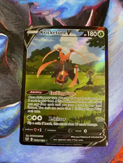 Kricketune V TG12/TG30 - SWSH12: Silver Tempest Trainer Gallery Pokemon TCG NM - Image 1