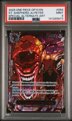 2025 ONE PIECE OP13-CARRYING ON HIS WILL #084 ST. SHEPHERD JU PETER PSA 9 - Image 1