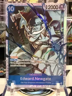 Edward.Newgate One Piece OP13 Carrying On His Will Super Rare Holo #042 - Image 1