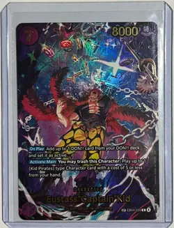 One Piece TCG Eustass"Captain"Kid EB04-039 (SP) English The Azure Sea’s Seven - Image 1