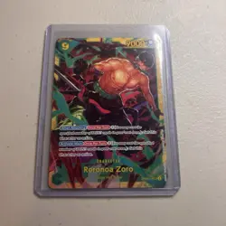 Roronoa Zoro OP06-118 SEC Secret Rare art English One Piece TCG Wings Capt MINT - Image 3