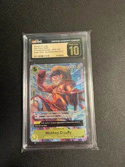 One Piece Monkey D. Luffy OP07-109 Illustration Box Vol. 3 Promo CGC Pristine 10 - Image 1