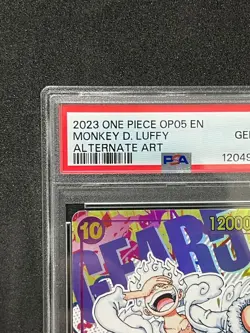 OP05-119 PSA10 Monkey D Luffy SEC V2 GEAR 5 Awakening of the New Era ONE PIECE - Image 4