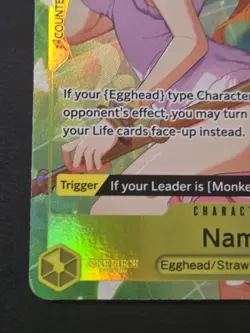 Bandai One Piece Nami FULL ART ST29-008 Egghead Starter Deck Foil - Image 4