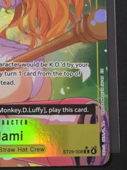 Bandai One Piece Nami FULL ART ST29-008 Egghead Starter Deck Foil - Image 5