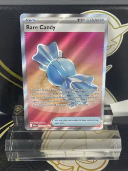 Rare Candy 175/132 NM Ultra Rare Full Art Mega Evolutions Pokemon Card TCG EN - Image 1