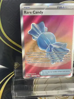 Rare Candy 175/132 NM Ultra Rare Full Art Mega Evolutions Pokemon Card TCG EN - Image 3