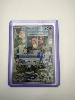Pokemon TCG Obsidian Flames ETB Charmander #044 Black Star Promo Full Art - Image 1
