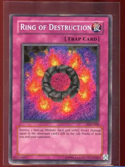 Ring of Destruction PGD-000 Unlimited DMG Secret Rare Yugioh - Image 1