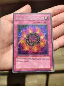 Yu-Gi-Oh! Ring of Destruction PGD-000 1st Edition Secret Rare LP - Image 1