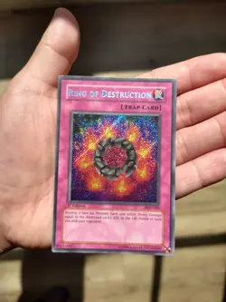 Yu-Gi-Oh! Ring of Destruction PGD-000 1st Edition Secret Rare LP - Image 2