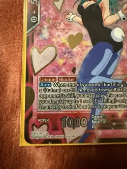 Dragon Ball Super Card Game Bulma the Bunny Girl BT10-011 Foil SR - Image 2
