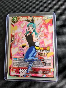 Dragon Ball Super Card Game Bulma The Bunny Girl BT10-011 SR Fest - Image 1