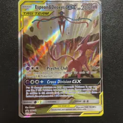 Pokemon TCG Espeon Deoxys GX SM240 Black Star Promo Card Near Mint Condition NM - Image 1